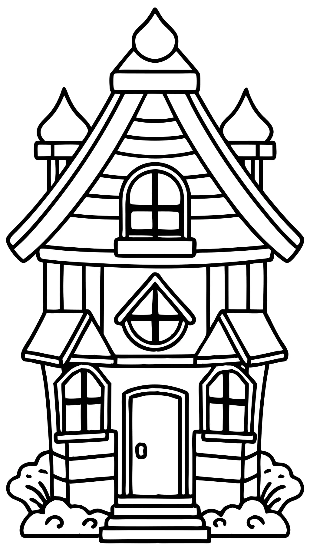 house coloring pages